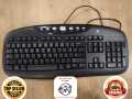 LOGITECH STANDARD WIRED KEYBOARD Y-SZ49 100% ORIGINAL USE. 