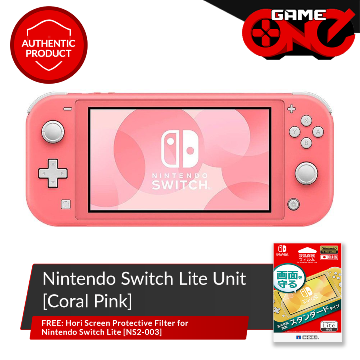 Nintendo Switch Lite Unit [Coral Pink] | Lazada PH