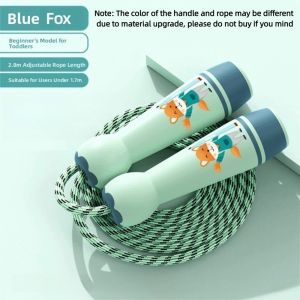 NEXTYOO Có thể điều chỉnh Dây nhảy cho trẻ em Bông Tay cầm ABS Học sinh nhảy dây Dễ thương Trọng lượng nhẹ Dành cho hoạt động thể dục ngoài trời