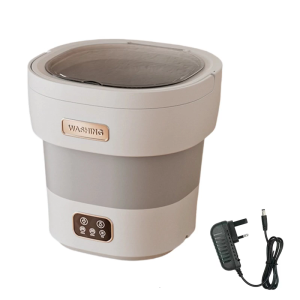 อัตโนมัติล้างเครื่องจักร Miniss เครื่องซักผ้าเดินทางแบบ12L พร้อมฟังก์ชั่นเปิดแห้งทำความสะอาดลดเสียงรบกวนเหมาะสำหรับชุดชั้นในและถุงเท้า