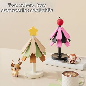 Creative Christmas Tree Table Mat Xmas Tree Shape Anti Scald Dishes Heat Insulation Pad Easy To Clean Table Protection Foldable Coaster Teapot Hot Pots