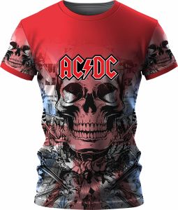 jersey band legend ACDC dengan design terbaru buat santai