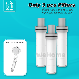WeHome Shower Head High Pressure With Filter 3 Spray Modes Handheld Shower Set With Hose Bracket