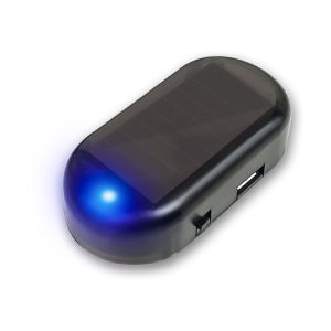 Car solar anti-theft car alarm LED Light Strobe Signal Lights Security System Warning Flash Blinking Lamp