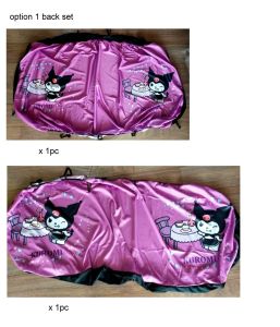 Top quality Kuromi universal high elastic car seat cover cartoon Breathable full cover full protective