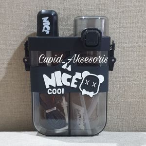 BOTOL MINUM / TEMPAT MINUM 580ML & 750ML SANRIO KUROMI LUCU BAGUS