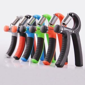 Hand Grip 5 to 60 Kg Adjustable Wrist Forearm Strength Exerciser Training Gym Alat Latihan otot