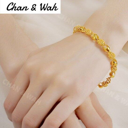 Chan Wah Malaysia Jewellery Rantai Tangan Emas 916 Original Gelang