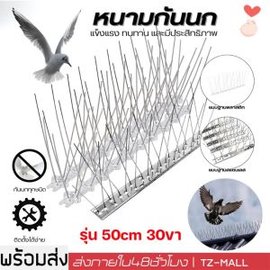 10 ชุด รักษาพิเศษ ป้องกันนก สแตนเลส 304 หนามกันนกพิราบ วัสดุกันนก ไล่นกพิราบ ฐานสแตนเลส สำหรับ บ้าน คอนโด อาคาร 157 FXA