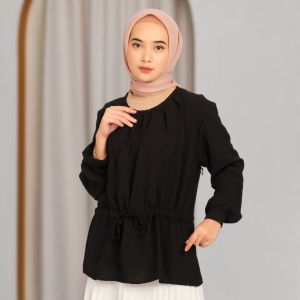 𝐆𝐋𝐀𝐌𝐎𝐔𝐑 𝐇𝐈𝐉𝐀𝐁 - Alena Blouse | Blouse Basic Wanita Terlaris | Blouse Busui