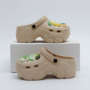 [Free Shipping] 2026 New Overseas Summer Casual Lightning Warehouse Supermarket Group Purchase High-Heeled Clogs