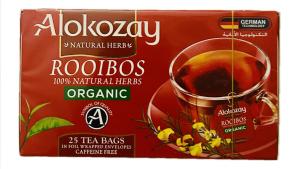 Alokozay Herbal Tea Bags - Caffeine-Free 25 Foil-Wrapped Envelopes 100% Natural