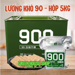 Hộp 4kg lương khô quân đội hộp sắt 900 lương khô Trung Quốc thơm ngon