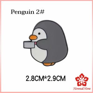 PHM เข็มกลัดนกเพนกวิน / เป็ดน่ารัก เข็มกลัดน่ารัก ตกแต่เสื้อผ้า Cartoon brooch
