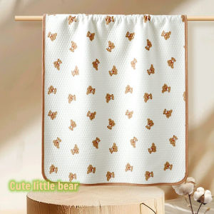 AODUOYAYA Baby Diaper Mat Cute Waterproof Mat Cotton Breathable Urine Mat Toddler Bedding Changing Pad