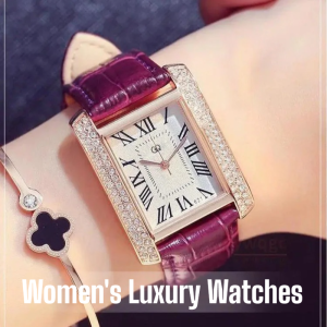 Womens Luxury Watches Rhinestone Full Diamond Dial Waterproof Quartz Wristwatches Elegant Ladies Watch