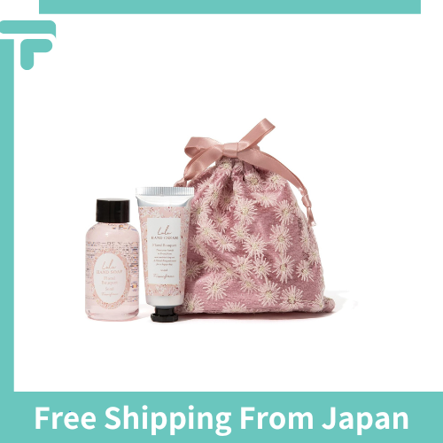 Francfranc Lulu Hand Care Gift Set Flower XS Pink Hand Cream Hand Soap Gift Body Care Item/100% shipped from Japan