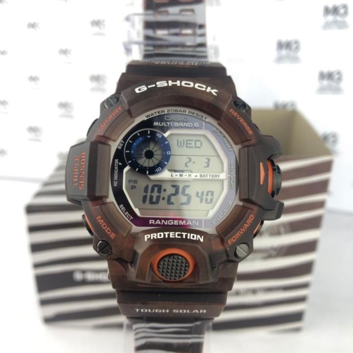 Casio G-Shock Limited Edition Rangeman GW-9405KJ-5JR Men's Sports Watch,  Okapi Themed, Digital, Rubber Strap, Mineral Glass, Calendar, Water  Resistant 200m | Lazada