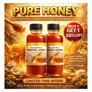 B1T1 - Pure Bukidnon Honey 100% Natural Raw Philippine Honey | No Sugar Added