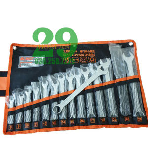 Bộ cờ lê vòng miệng hãng Kapusi Nhật Bản 14 chi tiết từ 8-24mm và 10-32mm
