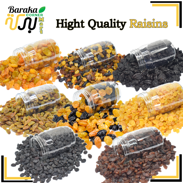 Kismis Fresh Raisins Mix Raisin / Black Jumbo / Golden Jumbo / Long
