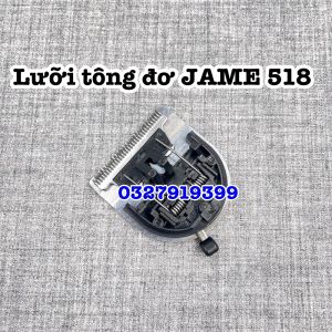 JAME Lưỡi Tông Đơ 518 - Bộ Lưỡi Thay Tông Đơ JAME 518 Chất Liệu Thép Sắc Bén Không Rỉ Tiết Kiệm Chi Phí Tối Đa