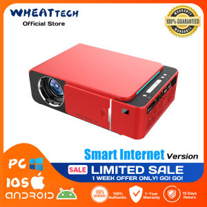 UNIC T6 PRO Projector Portable Home Cinema Android projector with bluetooth 4.2 AV VGA for TV Neflix Youtube Google w6s Android