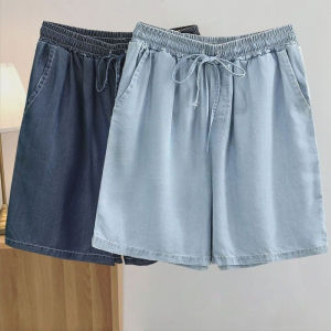 C.Joy1 Ladies Shorts Plus Size Thin Wide-leg Pants