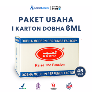 Grosir Paket Usaha 1 Karton Parfum Minyak Wangi DOBHA 6ML ORIGINAL BPOM Isi 22.5 Lusin 45 Box 270 Pcs