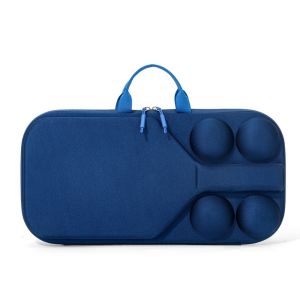 NEXTYOO Portabel Pickleball Racket Storage Bag Fits 2 Paddles And 4 Balls Hard Shell Pickleball Handbag Durable EVA Protective Cover Pickleball Paddle Carrying Case Pickleball Supplies