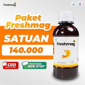 FRESHMAG - Madu Herbal Original Obat Sakit Lambung Ampuh Atasi Masalah Asam Lambung Maag Kronis GERD Nyeri Ulu Hati Madu Murni Asli