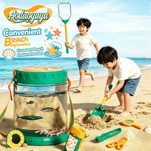 Aoduoyaya Kids Beach Play Tools Outdoor Adventure Set Toys Oysters Crab Clip Equipment The Seaside Parent-Child Toy