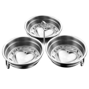 3 in1 Stainless Steel Heart Egg Cooker Breakfast Egg Steamer Childrens Food Supplement Boiled Eggs Cooker