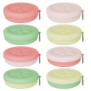 Dog Bowl with Lid Portable Pet Travel Bowls Dog Water Feeding Bowls Dish for Dog Cats and Small Animals Traveling