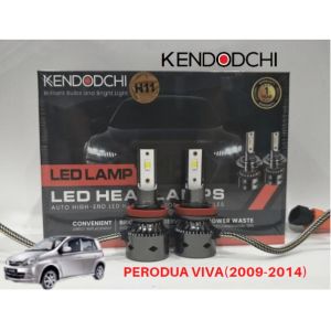 🔥READY STOCK🔥KENDODCHI 2Pcs H11 LED Car Headlight FOR PERODUA VIVA(2009-2014)  product by Malaysia