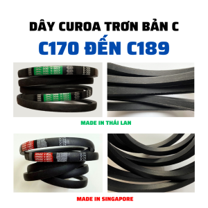 Dây curoa trơn bản C:C170 C171 C172 C173 C174 C175 C176 C177 C178 C179 C180 C181 C182 C183 C184 C185 C186 C187 C188 C189