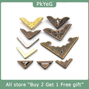 [COD] PkYeG KITCHEN 12PCS Metal Book Corner Scrapbooking Protectors Albums Folder File