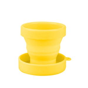 Silicone Folding Cup Candy Color Water Drink Outdoor Travel Camping Portable Telescopic Mug Bathroom Washing Cup