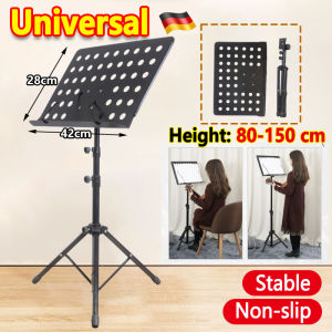 Adjustable Music Stand Stable Anti Slip Book Holder Guitar Violin Orchestra Choir Conductor Stand Al Quran Holder Score Sheet Tablet Stand