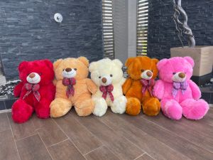 ตุ๊กตาหมีเท็ดดี้ขนปุย รุ่นโบว์สก็อต ขนาด 70 CM. เป็นรุ่นผ้าเกรดพรีเมี่ยมขนยาวไม่หลุดฟุ้ง ใช้ใยสังเคราะห์เกรดA สินค้า คุณภาพดีจากโรงงาน