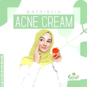 Acne Cream Totol Batrisyia Skincare Penghilang Jerawat Membandel Jerawat Batu