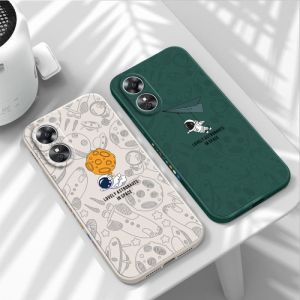 OPPO RENO 8T 5G SOFT CASE SQUARE SUEDE MICROFIBER MOTIF NASA CUSTOME PRINTING SILIKON CASING HANDPHONE