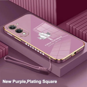 Promo Case Maple Vivo Y04 / Y04S Softcase Plating Terbaru