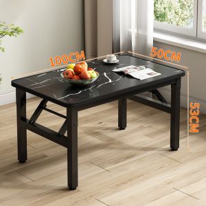 Folding Table Rectangular Dining Table Heavy Duty Computer Table Desk Study Table Wooden Table