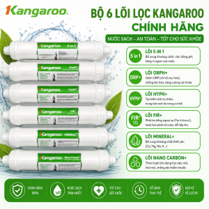 BỘ 6 LÕI LỌC KHOÁNG KANGAROO HYDROGEN -LÕI KHOÁNG KANGAROO.