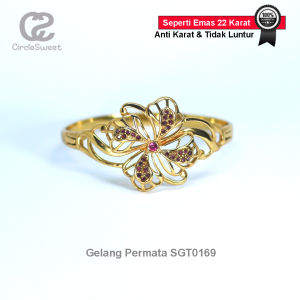 Gelang Permata Wanita SGT0169 - Desain Elegan Tahan Lama Anti Karat & Anti Luntur.
