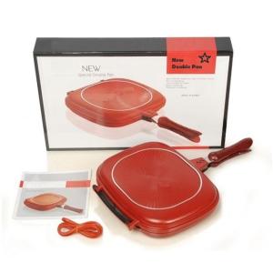 HAPPY-CALL Double Pan JUMBO - Pan Bolak Balik-Double Side Pan-32 CM ( GARANSI - DITERIMA RUSAK - TUKAR BARU )