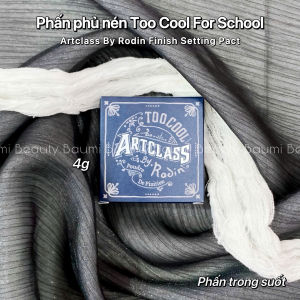 Phấn phủ nén kiềm dầu mịn mờ lì Too Cool For School Artclass By Rodin Finish Setting Pact 4g - Hàn Quốc