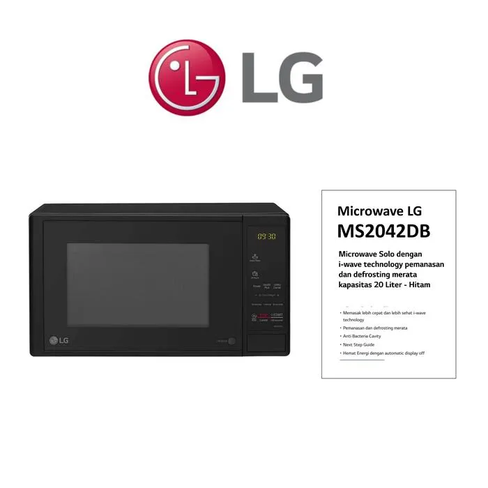 Microwave%20LG%20MS2042DB%2020L%20I-Wave%20Technologi%20Pemanas%20Defrost%20700W%20-%20Image%202