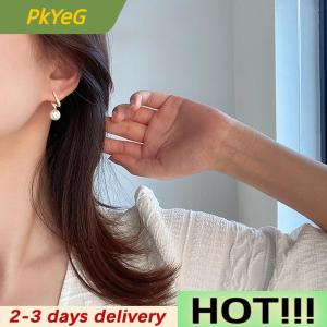 PkYeG 1 Pair Ins Korean Style Shining Fashion Earrings Women Rhinestone Earrings Simple Jewelry Earrings Ladies Decoration